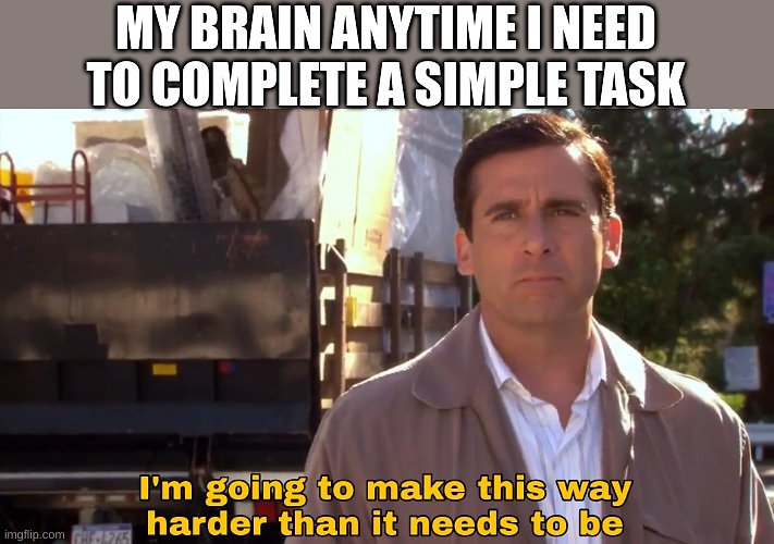 simple task adhd meme